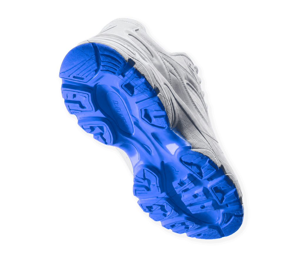 Blue Sole Shoe